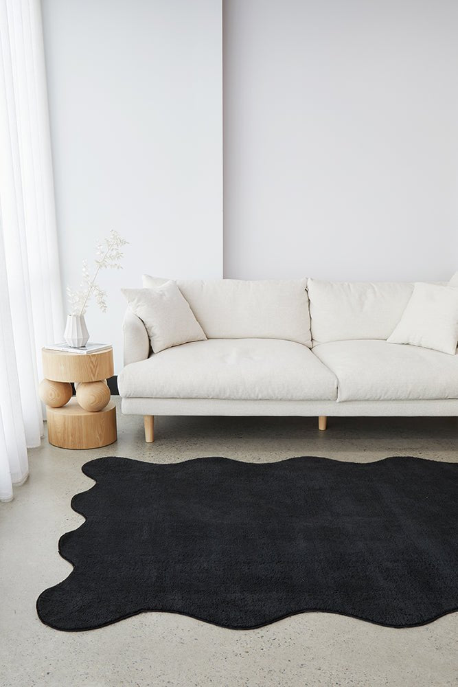 Evelyn Black Rug - Floorsome - Evelyn Collection - EVE - BLACK - 160X100 - Evelyn Collection