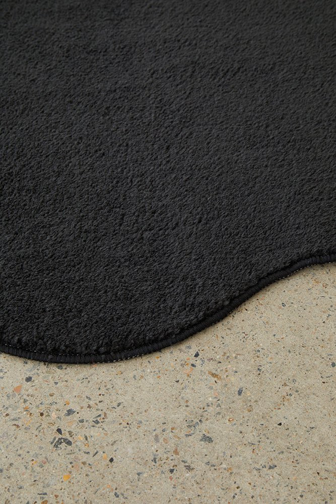 Evelyn Black Runner Rug - Floorsome - Evelyn Collection - EVE - BLACK - 200X80 - Evelyn Collection
