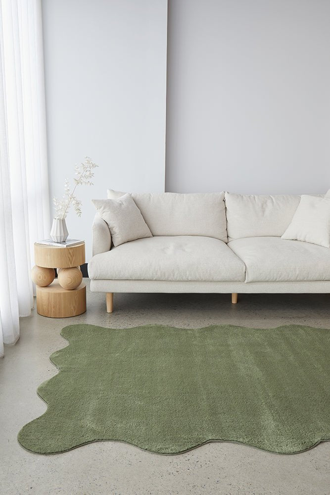 Evelyn Green Rug - Floorsome - Evelyn Collection - EVE - GREEN - 160X100 - Evelyn Collection