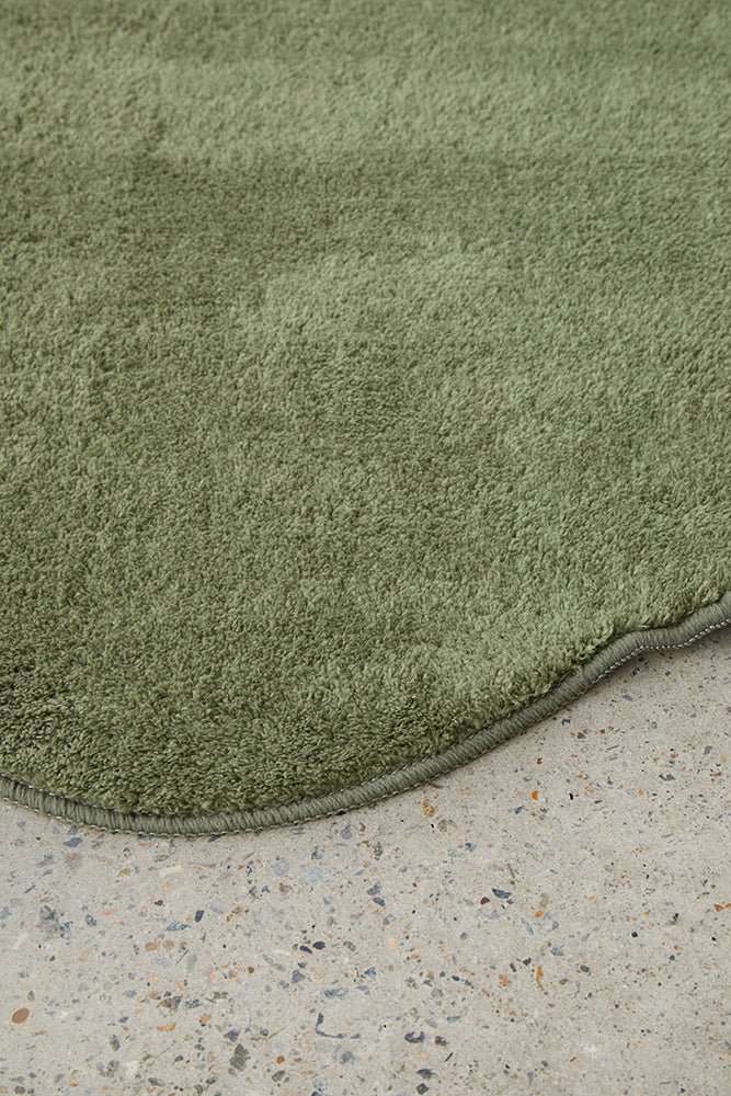 Evelyn Green Rug - Floorsome - Evelyn Collection - EVE - GREEN - 160X100 - Evelyn Collection