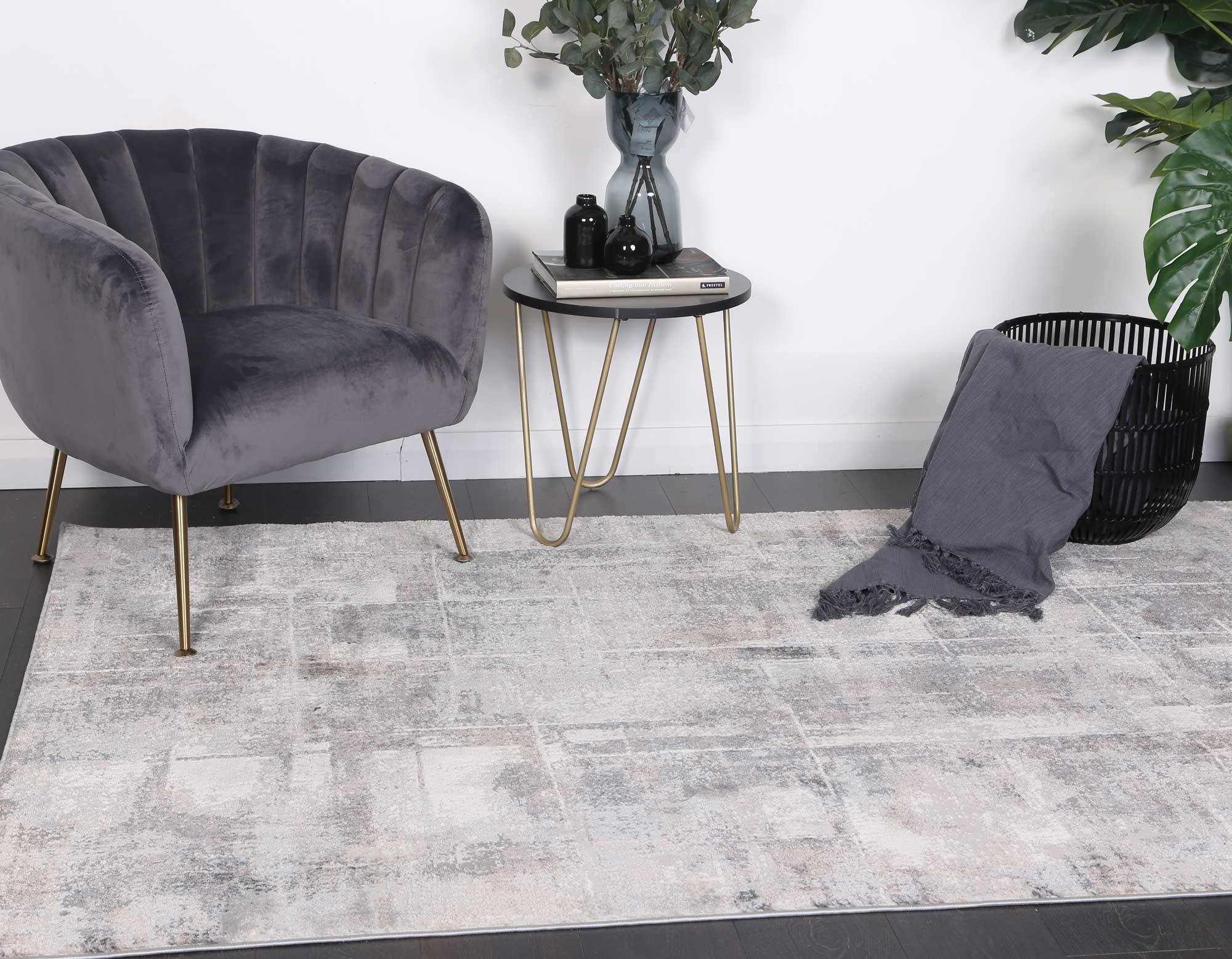 Expressions Beige Grey Modern Rug - Floorsome - Modern Rugs - EXPRE160EX07 - Modern Rugs