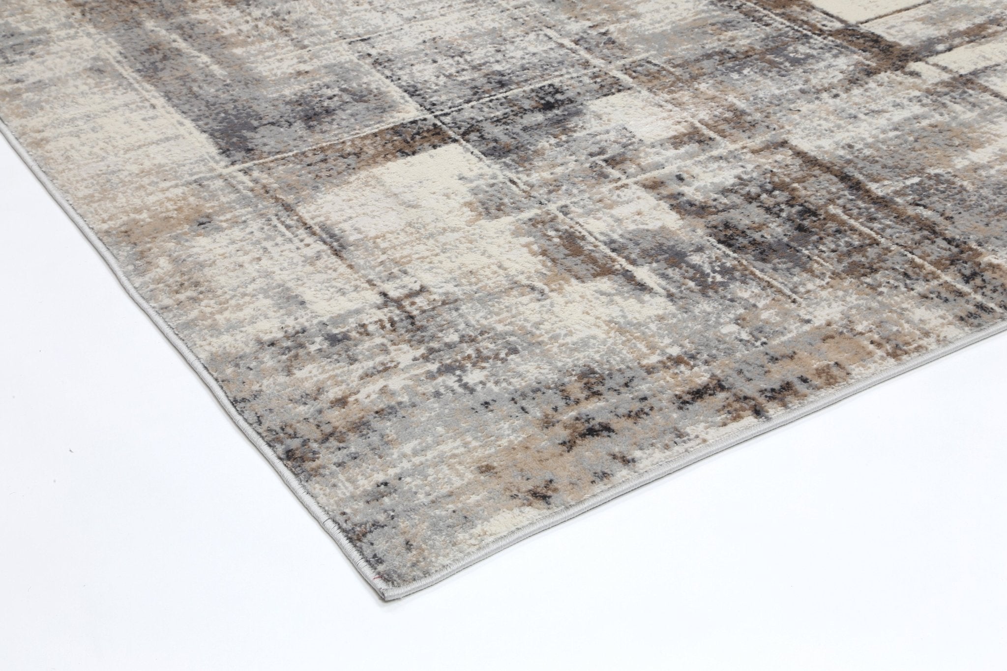 Expressions Beige Grey Modern Rug - Floorsome - Modern Rugs - EXPRE160EX07 - Modern Rugs