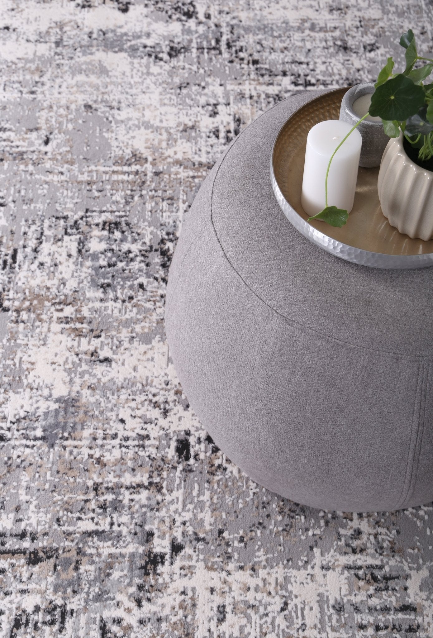 Expressions Grey Modern Rug - Floorsome - EXPRE160EX01 - 