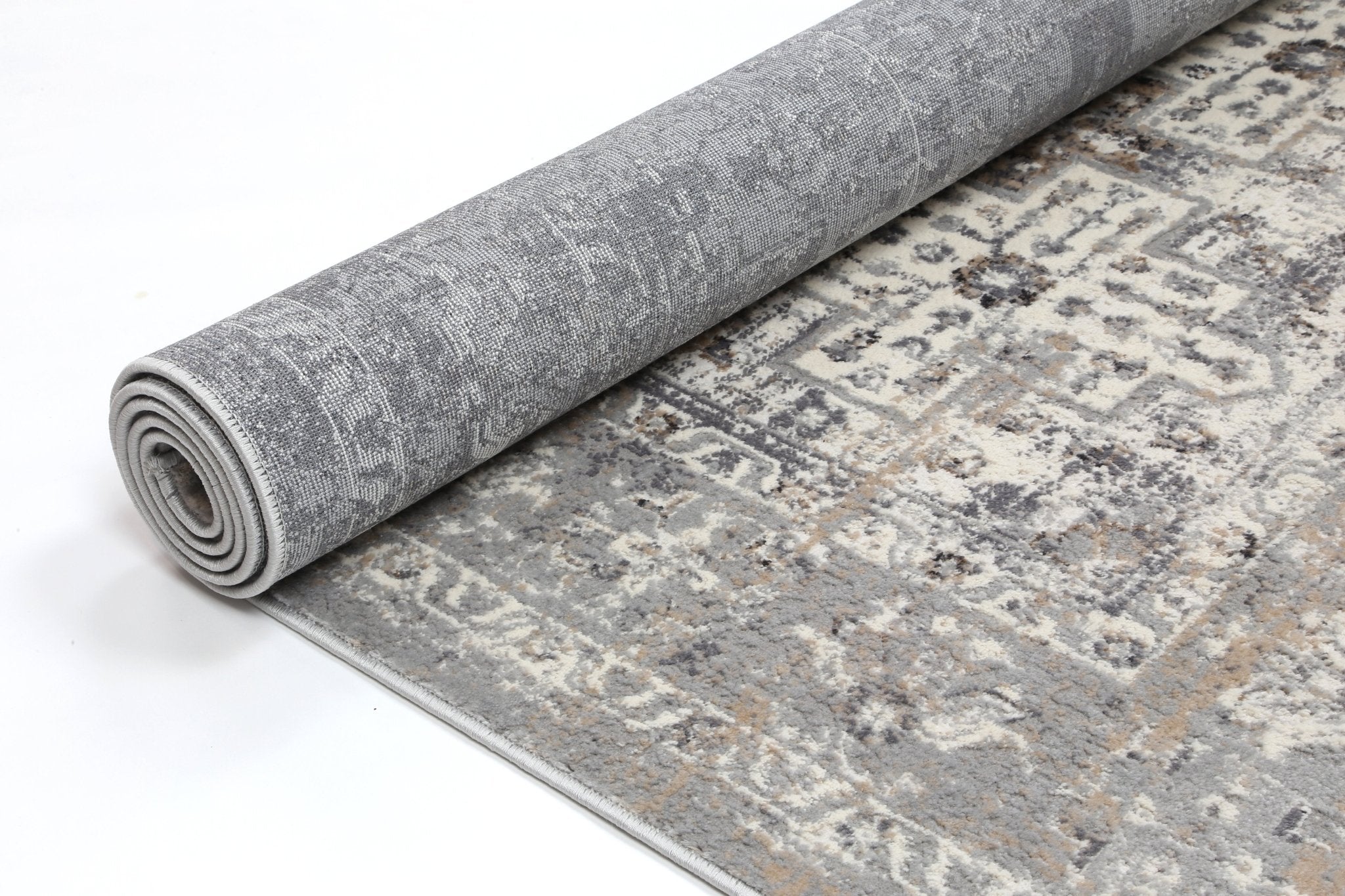 Expressions Grey Oriental Rug - Floorsome - modern rugs - EXPRE160EX04 - modern rugs