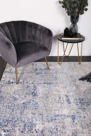 Expressions Navy Blue Modern Rug - Floorsome - Modern Rugs
