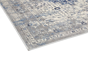 Expressions Navy Blue Oriental Rug - Floorsome - Modern Rugs