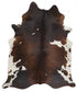 Exquisite Natural Cowhide Chocolate - Floorsome - Cowhide - COWHIDE - NAT - CHOC - Cowhide