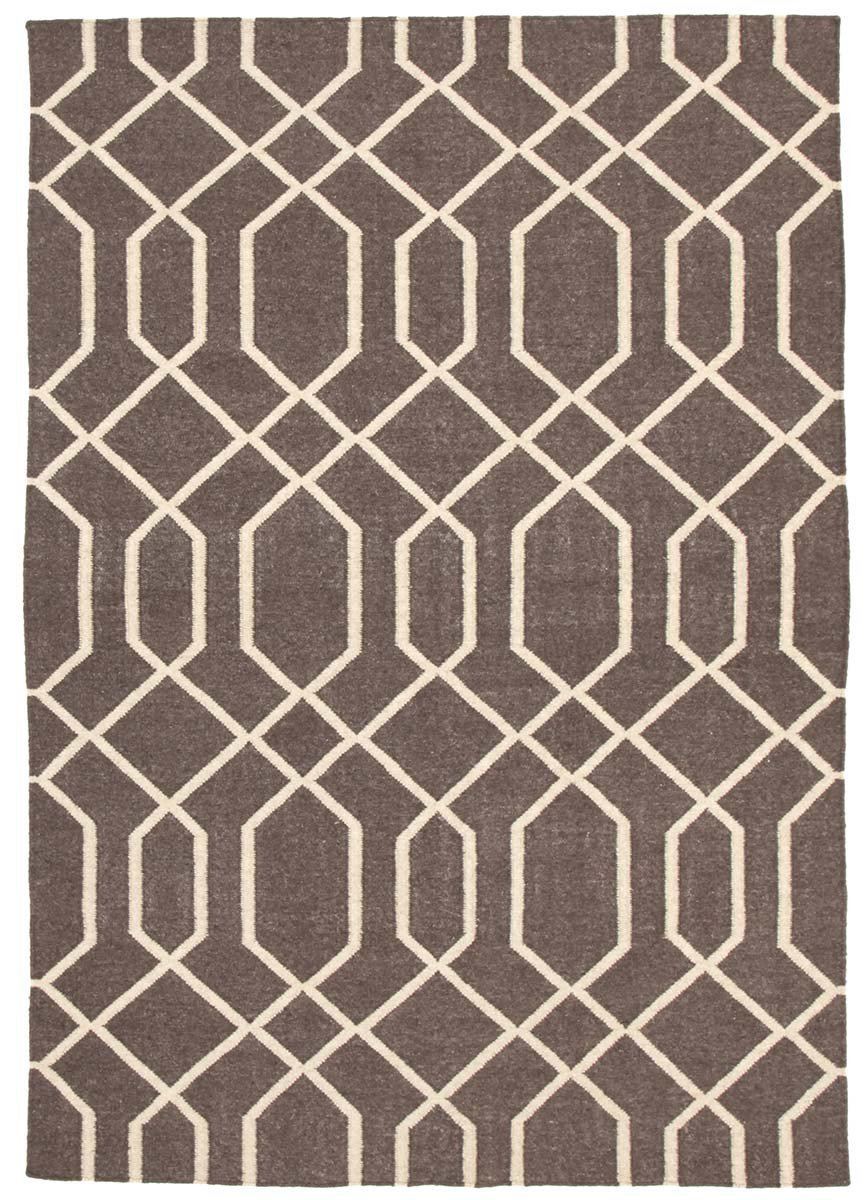 Fantasy Ripple Linen Handmade Wool Rug - Floorsome - Modern