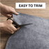 Felt Rug Underlay with Non - Slip Rubber Backing - Floorsome - Rug Underlay - FLTRBRRGP220330 - Rug Underlay
