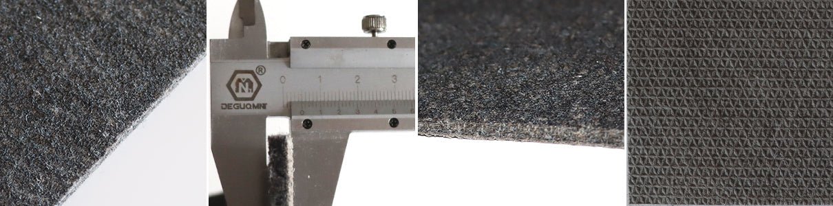 Felt Rug Underlay with Non - Slip Rubber Backing - Floorsome - Rug Underlay - FLTRBRRGP220330 - Rug Underlay