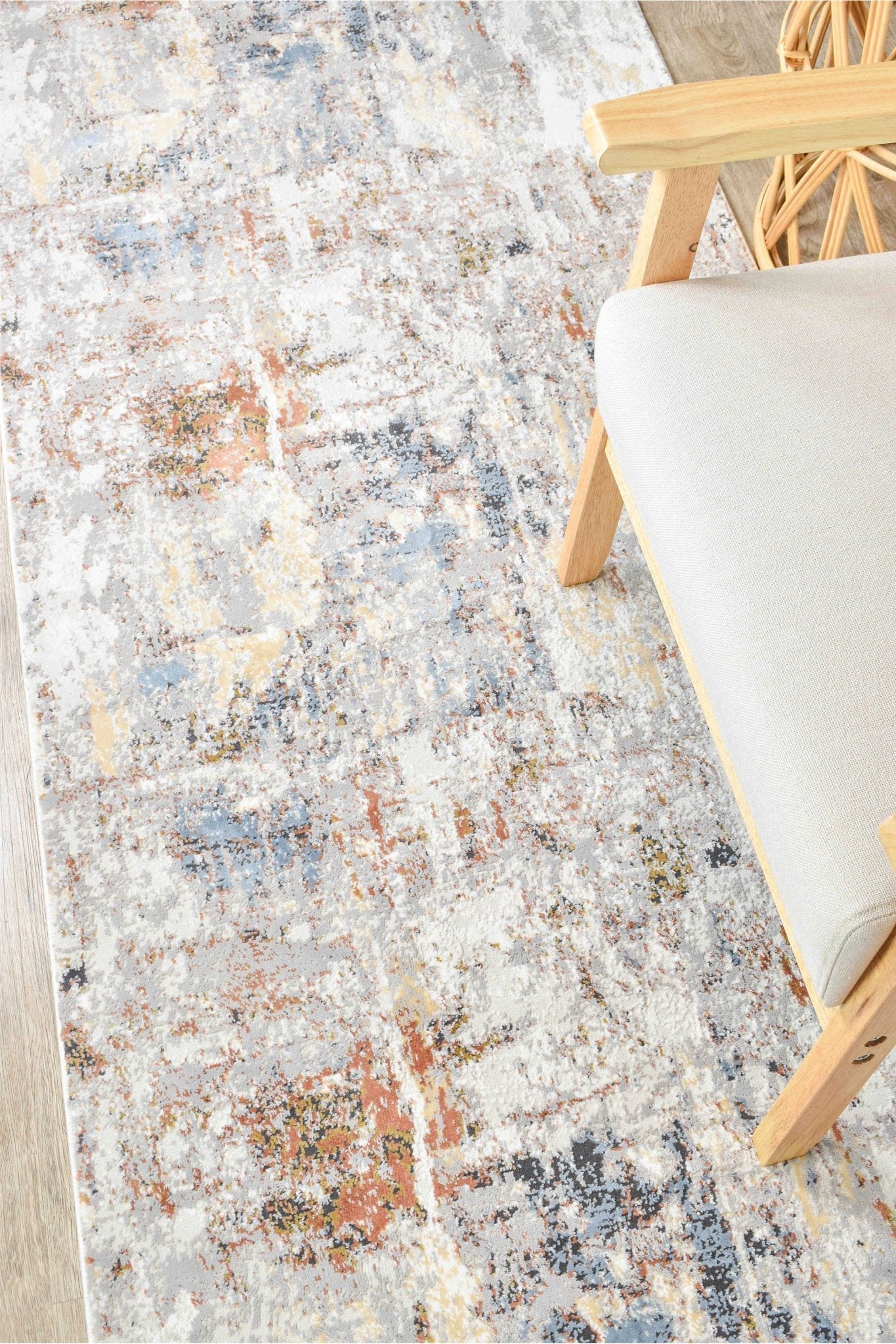Finnegan 25346B Teak Water Runner - Floorsome - RUNNER - VELVET - 25346B - TERRA - LBEIGE - 80X300 - RUNNER