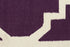 Flat Weave Large Moroccan Design Rug Aubergine Runner - Floorsome - Modern - NOM - 23 - AUB - 300X80 - Modern