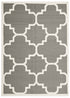 Flat Weave Large Moroccan Design Rug Grey - Floorsome - Modern - NOM - 23 - GREY - 225X155 - Modern