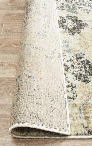 Florence Heritage Rug Bone - Floorsome - Modern