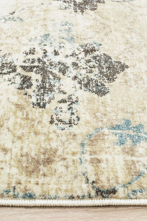 Florence Heritage Rug Bone - Floorsome - Modern