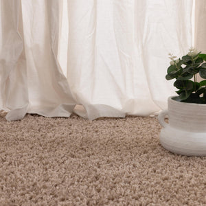 Florence Shaggy Light Beige - Floorsome - Rug