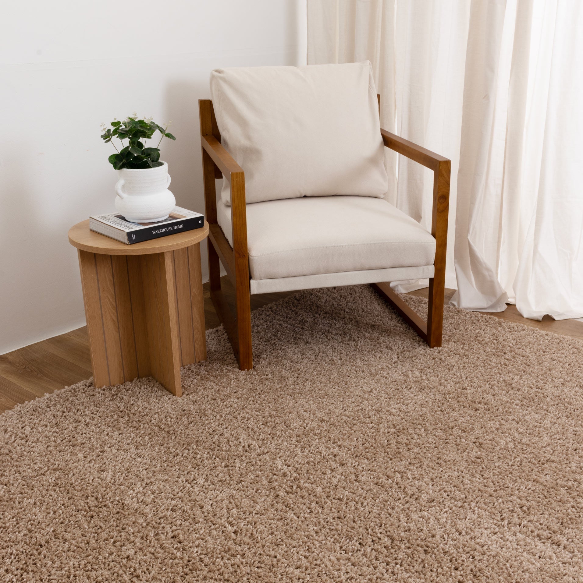 Florence Shaggy Light Beige - Floorsome - Rug - FLOR1603460LBEI - Rug