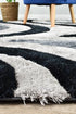 Florida Black Grey Rug 883 - Floorsome - Shag - MIS - TD833 - B1 - BG - 60X90 - Shag