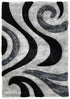 Florida Black Grey Rug 883 - Floorsome - Shag - MIS - TD833 - B1 - BG - 60X90 - Shag