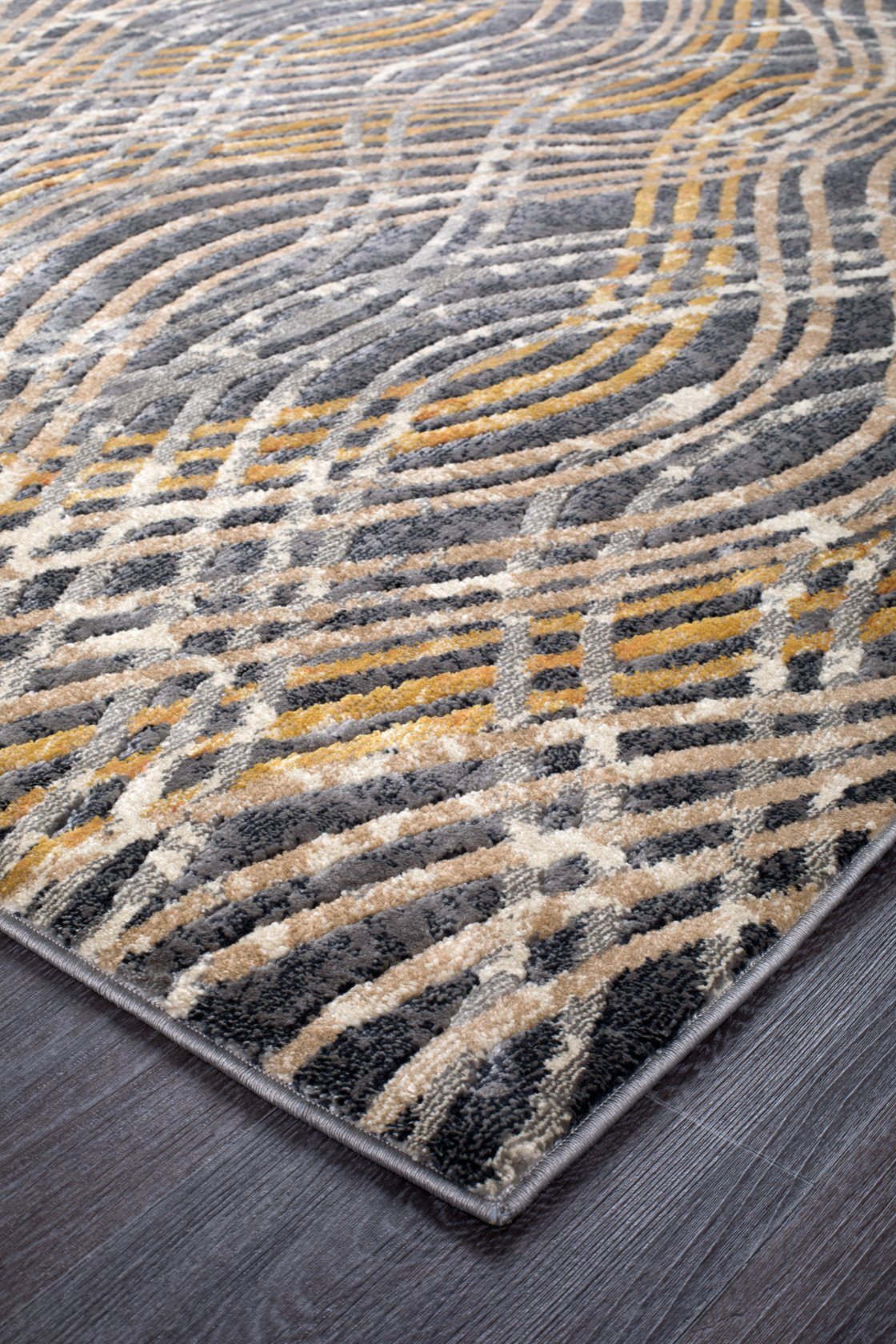 Flurry Modern Charcoal Rug - Floorsome - Modern - DRM - 852 - CHAR - 230X160 - Modern