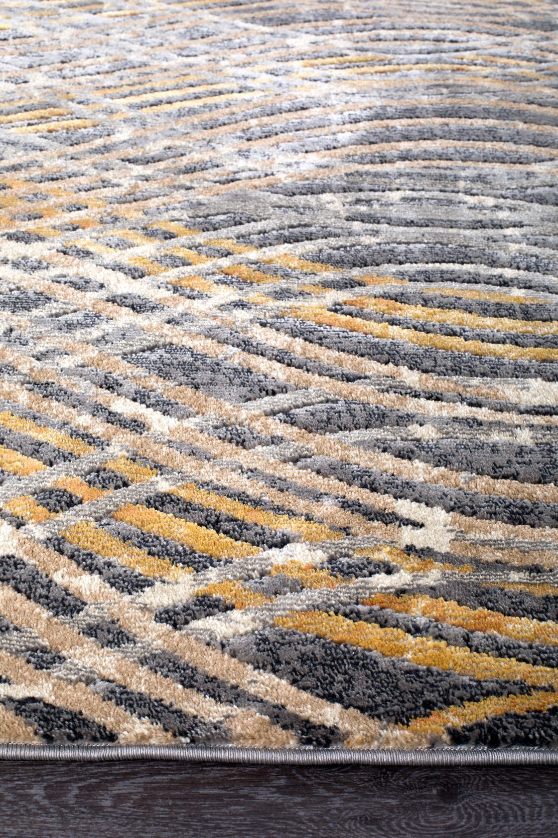 Flurry Modern Charcoal Rug - Floorsome - Modern - DRM - 852 - CHAR - 230X160 - Modern