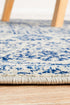 Frost Blue Transitional Round Rug - Floorsome - Modern