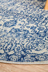 Frost Blue Transitional Round Rug - Floorsome - Modern