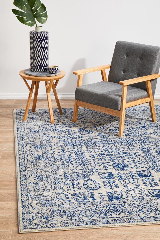 Frost Blue Transitional Rug - Floorsome - Modern