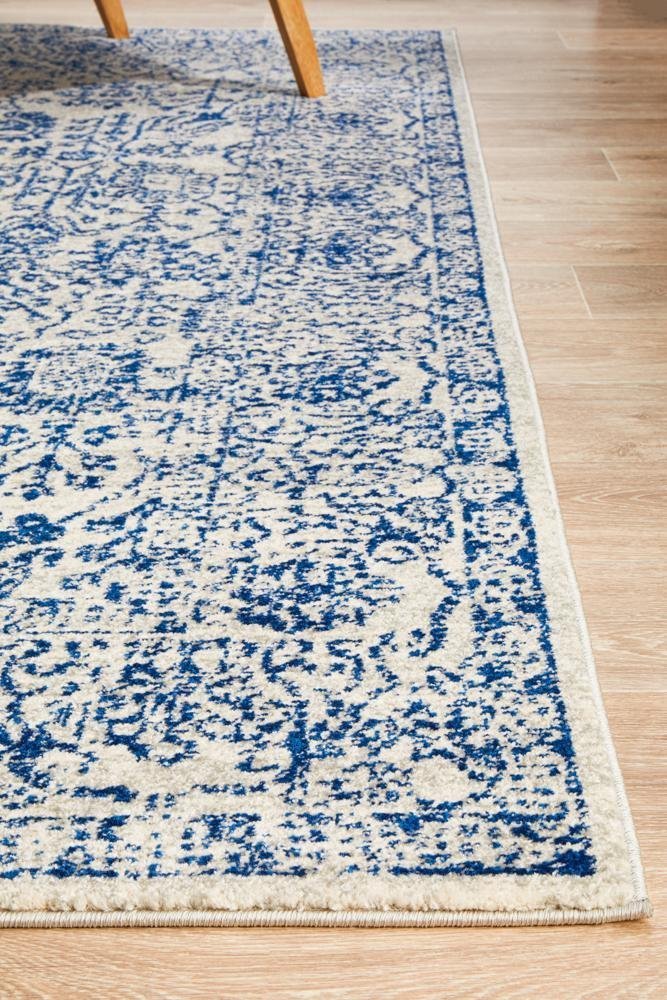 Frost Blue Transitional Rug - Floorsome - Modern - EVO - 256 - BLUE - 230X160 - Modern