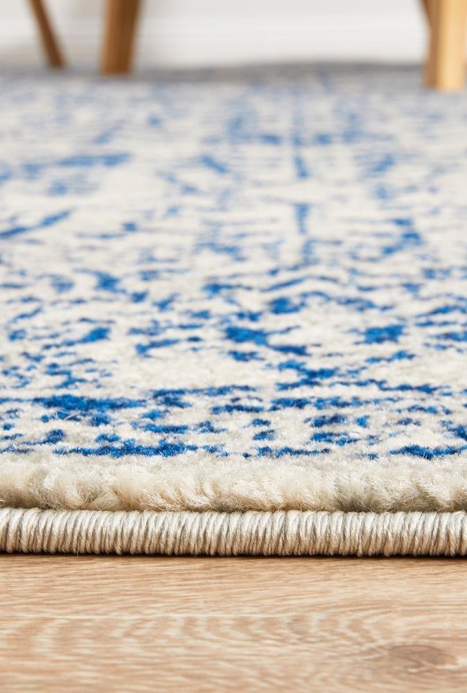 Frost Blue Transitional Rug - Floorsome - Modern - EVO - 256 - BLUE - 230X160 - Modern