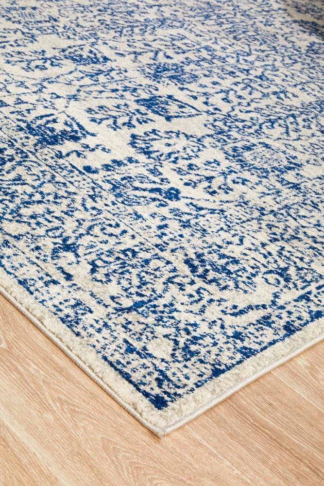 Frost Blue Transitional Rug - Floorsome - Modern - EVO - 256 - BLUE - 230X160 - Modern