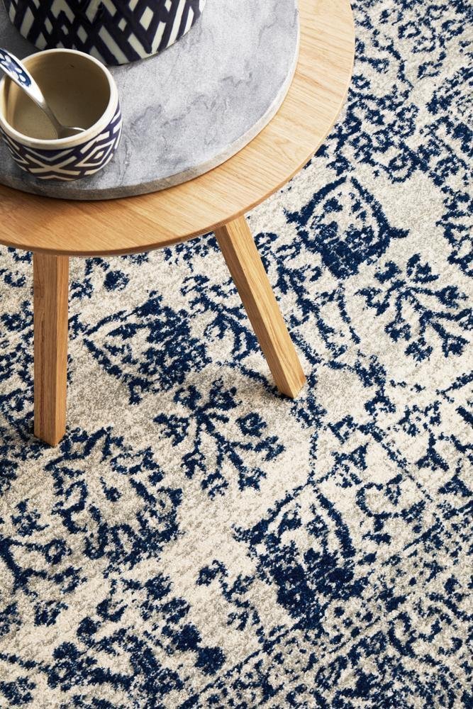 Frost Blue Transitional Rug - Floorsome - Modern - EVO - 256 - BLUE - 230X160 - Modern