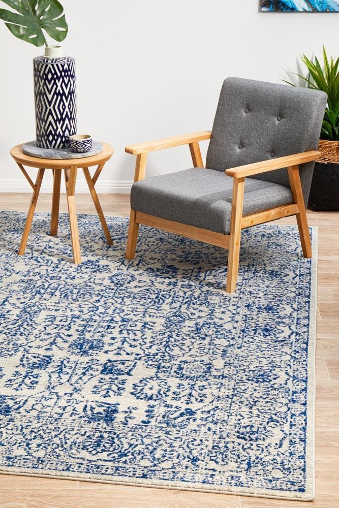 Frost Blue Transitional Rug - Floorsome - Modern - EVO - 256 - BLUE - 230X160 - Modern