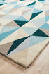 Gem Stone Designer Wool Rug Blue - Floorsome - Modern - MTX - 901 - TUR - 225X155 - Modern
