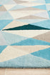 Gem Stone Designer Wool Rug Blue - Floorsome - Modern - MTX - 901 - TUR - 225X155 - Modern