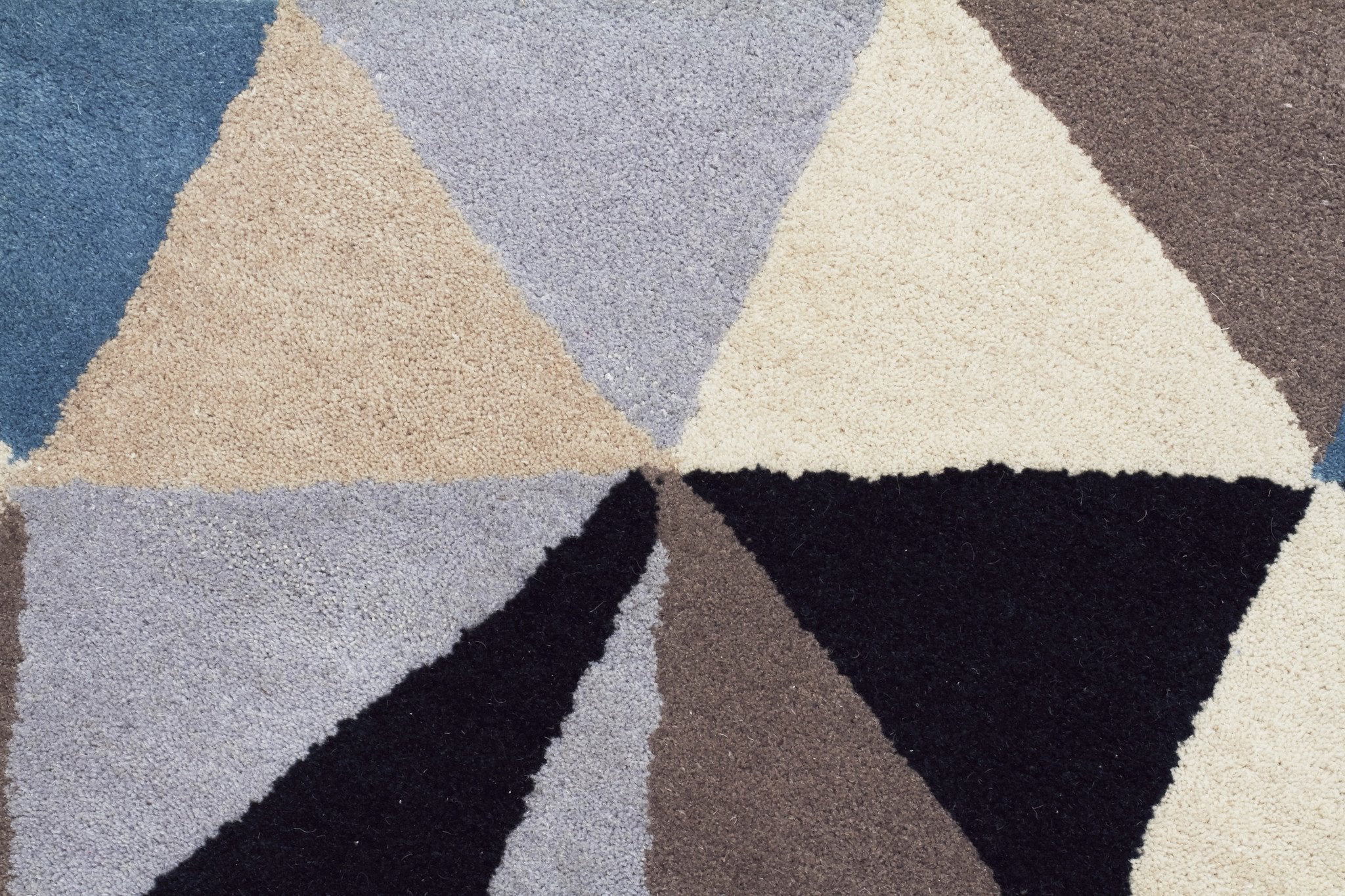 Gem Stone Designer Wool Runner Rug Blue - Floorsome - Modern - MTX - 901 - TUR - 300X80 - Modern