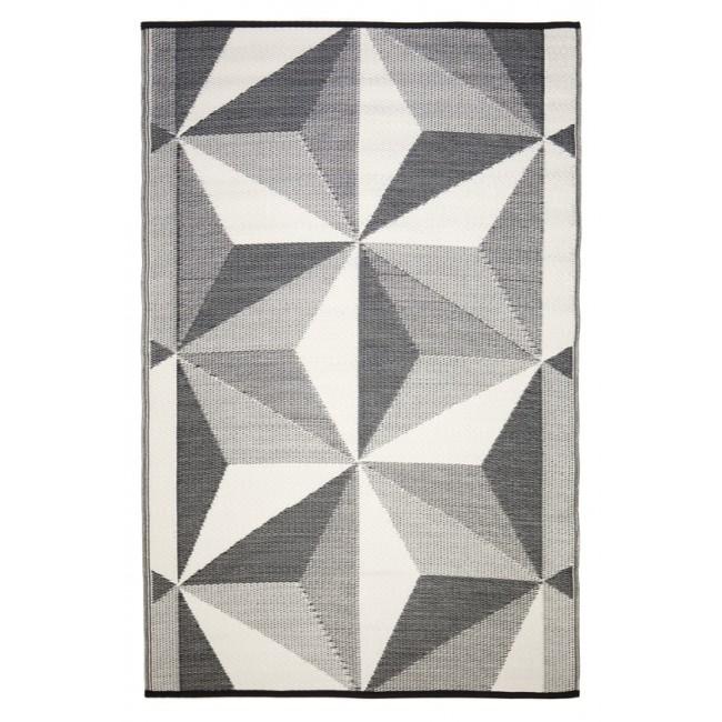 Geo Star Glacier Grey - Floorsome - Outdoor Rugs - PLRGEOSTR120179 - Outdoor Rugs