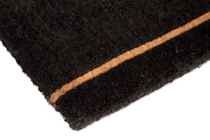 Ghar Black Coir Door Mat 45X75cm - Floorsome - Door Mat