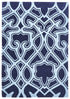 Gothic Tribal Design Rug Navy - Floorsome - Modern - HV - 641 - NAVY - 165X115 - Modern