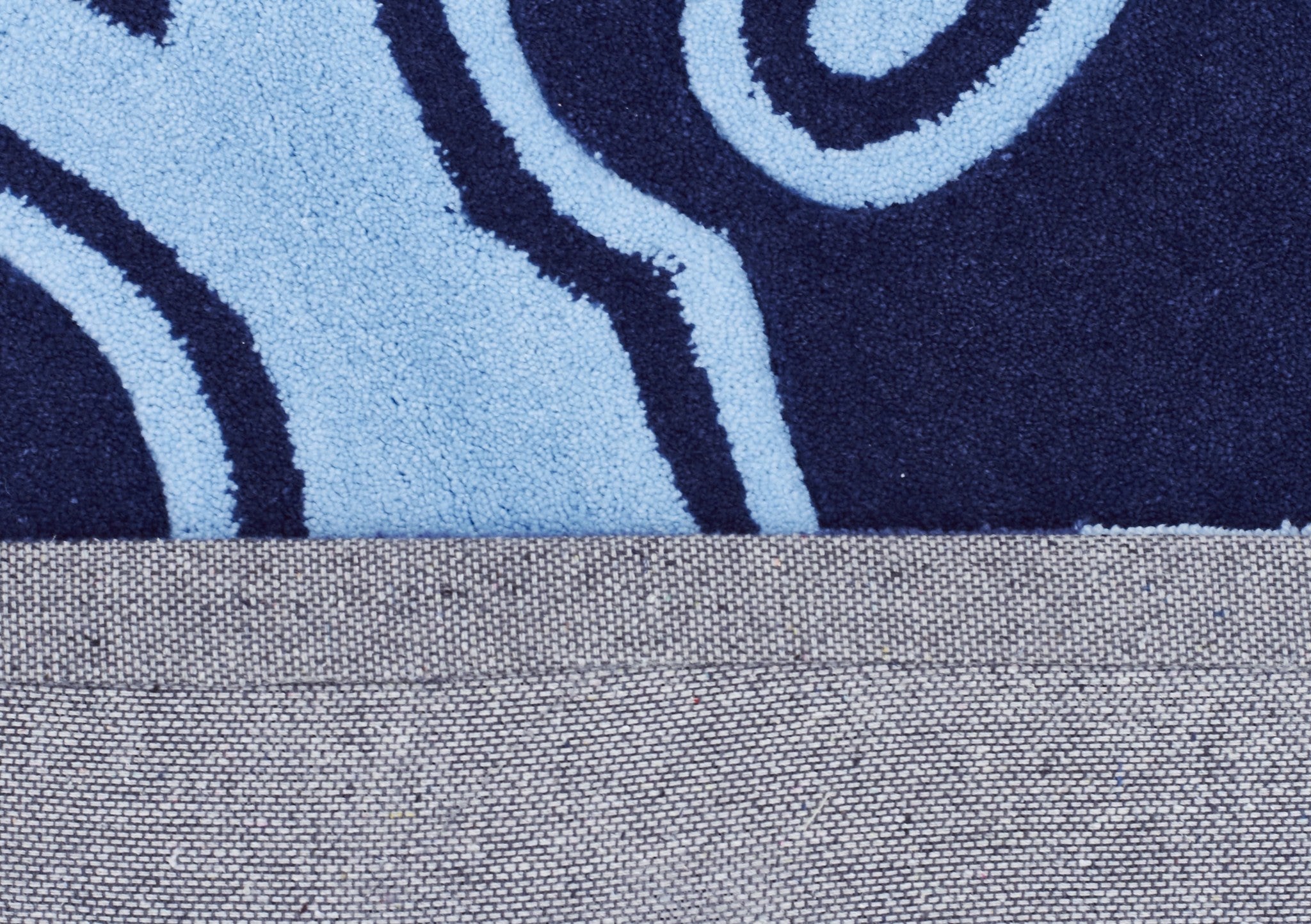 Gothic Tribal Design Rug Navy - Floorsome - Modern - HV - 641 - NAVY - 165X115 - Modern