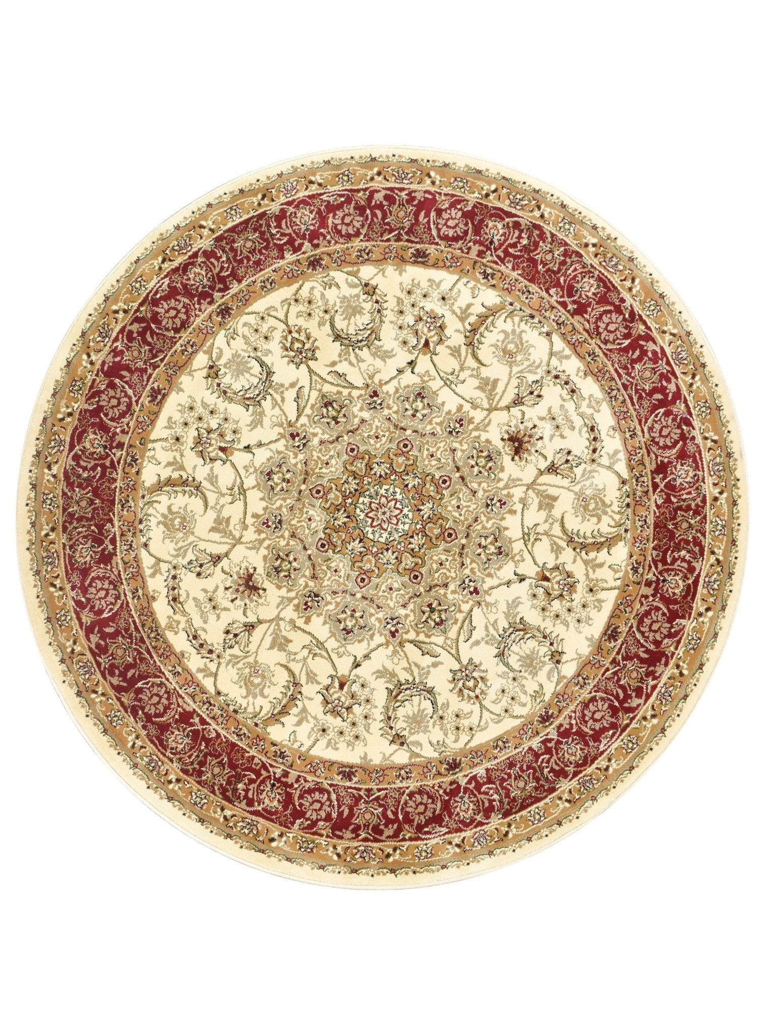 Granada 15 Cream Red - Floorsome - TRADITIONAL - ADEL - 15 - CRE - RED - 120X170 - TRADITIONAL
