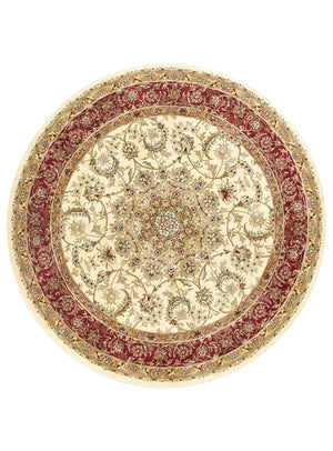 Granada Round 15 Cream Red - Floorsome - ROUND