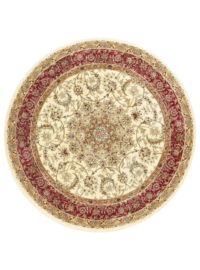 Granada Round 15 Cream Red
