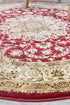 Granada Round 15 Red - Floorsome - ROUND - ADEL - 15 - RED - 160X160 - ROUND