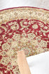 Granada Round 15 Red - Floorsome - ROUND - ADEL - 15 - RED - 160X160 - ROUND