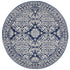 Gwyneth Stunning Transitional Navy Round Rug - Floorsome - Modern - MIR - 358 - NAV - 150X150 - Modern