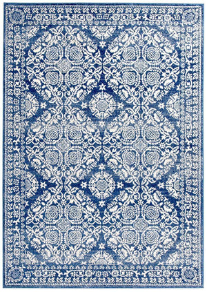 Gwyneth Stunning Transitional Navy Rug - Floorsome - Modern
