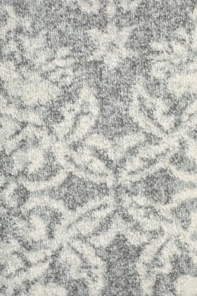 Gwyneth Stunning Transitional Silver Rug - Floorsome - Modern - MIR - 358 - SIL - 230X160 - Modern