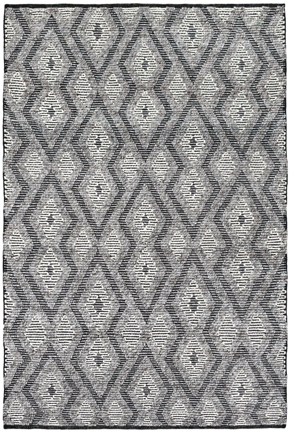 Halima Mushroom Viscose & Wool Rug - Floorsome - FLATWEAVE - CELO - GREY - 160X230 - FLATWEAVE