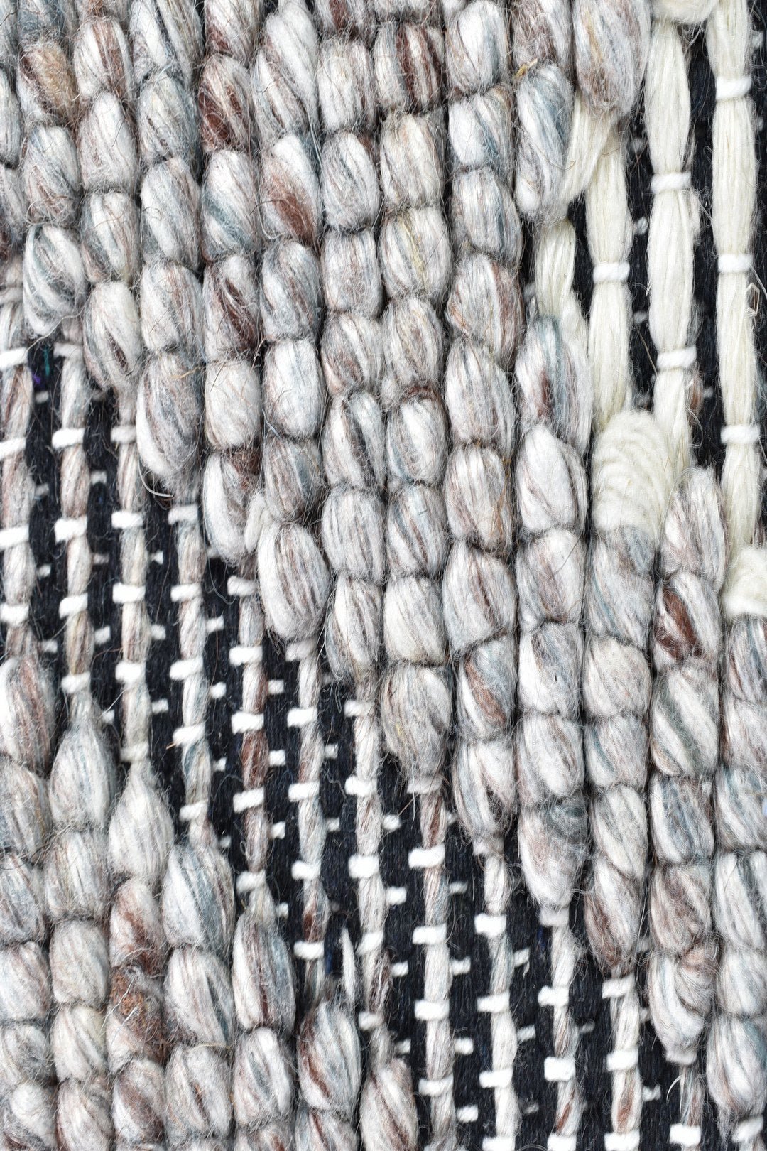 Halima Mushroom Viscose & Wool Rug - Floorsome - FLATWEAVE - CELO - GREY - 160X230 - FLATWEAVE